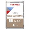 Toshiba BULK N300 NAS Dysk twardy 6TB 512MB - Hdd - Serial ATA